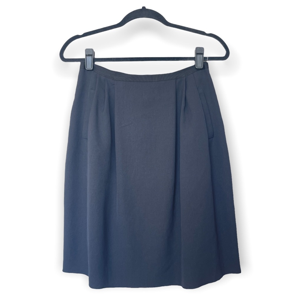 Alexander Wang Navy A-Line Skirt